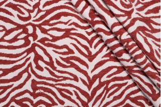 Leopard Print Upholstery Fabric for Chairs, Red Rose Fabric by The Yard,  Brown Cheetah Indoor Outdoor Fabric, Safari Wildlife Animal Decorative