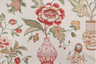 Buy Thibaut French Knot Embroidery Flax AW73011 Meridian Collection Drapery  Fabric by the Yard