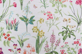 Kaufmann Lushan Garden Printed Cotton Drapery Fabric in Whimsical $22.95  per yard