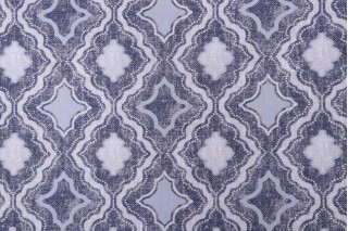 Magnolia Home Fashions Joy Sky Lattice Print Upholstery and Drapery Fabric by Decorative Fabrics Direct