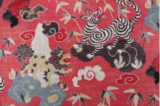 Kaufmann Lushan Garden Printed Cotton Drapery Fabric in Whimsical $22.95  per yard