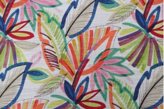 Kaufmann Butterfly Trail Printed Cotton Drapery Fabric in Platinum