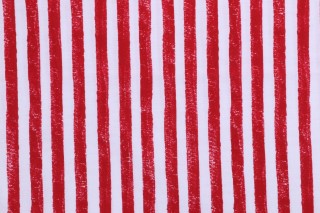 Timeless Treasures USA Flag Stripes Printed Cotton Craft Fabric in Red 