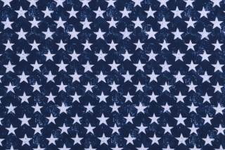 Timeless Treasures USA Patriotic Stars Printed Cotton Craft Fabric in Navy 