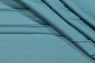 26.5&#39;&#39;x34&#39;&#39; Old World Weavers Sateen Woven Cotton Decorator Fabric in Turquoise for Scalamandre