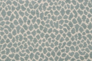 Thibaut Tanzania W7278 Woven Chenille Upholstery Fabric in Aqua 
