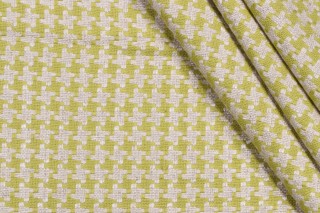Pikely Woven Upholstery Fabric in Lime 
