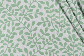 Covington Vines Woven Upholstery Fabric in 251-Island Green 