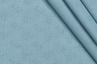 Scalamandre Woven Drapery Fabric in Sky Blue