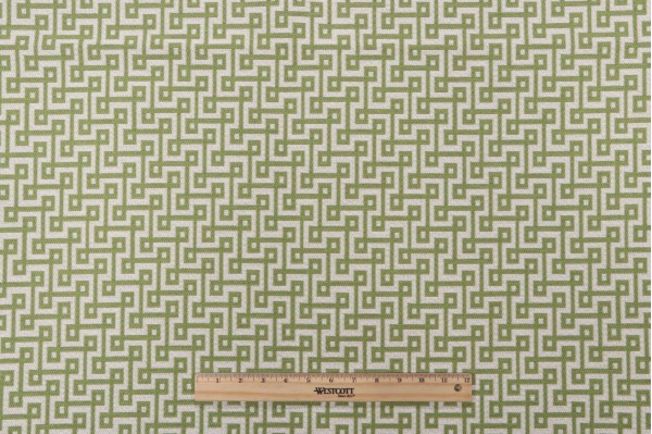 Thibaut Circuit W74327 Woven Upholstery Fabric in Lime 
