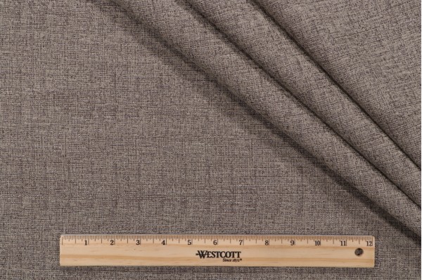 Gaines Woven Chenille Upholstery Fabric in Cement 