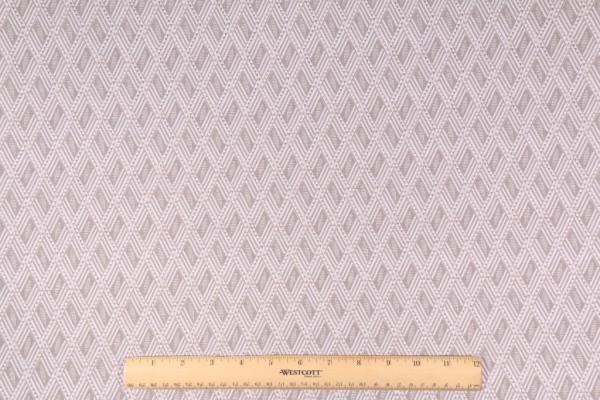 Covington Tiki Cotton Polyester Upholstery Fabric in Pearl Grey