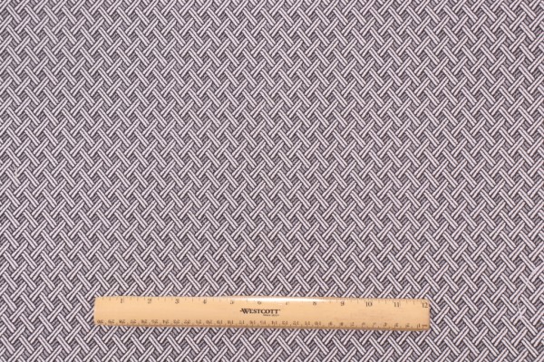 PK Lifestyles Fretwork Woven Upholstery Fabric in Domino