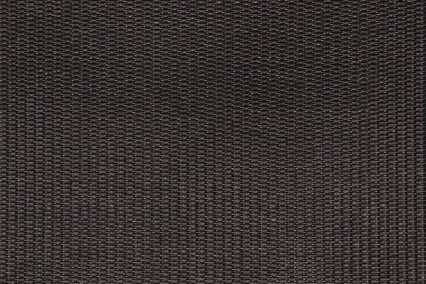 Solid Woven Vinyl Mesh Sling Chair Outdoor Fabric in Black