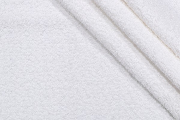 Crypton Jennie High Performance Chenille Upholstery Fabric in Snow