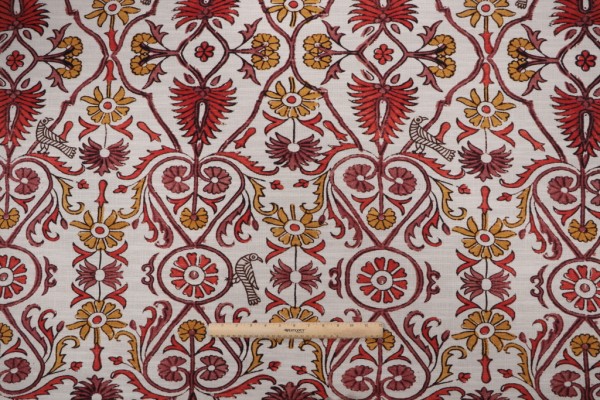 Kaufmann Sullana Printed Drapery Fabric in Cinnabar $26.95 per yard