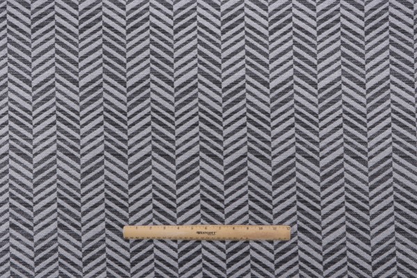 11 Yards Bella Dura Sky Tweed Woven Polyolefin Outdoor Fabric in Charcoal