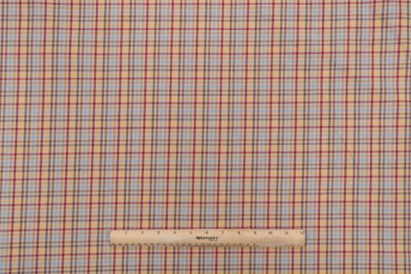 Katerina Plaid Woven Decorator Fabric in Vintage