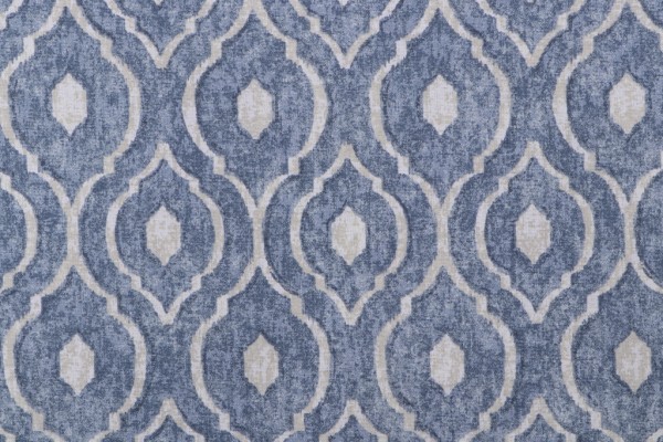 Magnolia Home Fashions Joy Sky Lattice Print Upholstery and Drapery Fabric by Decorative Fabrics Direct