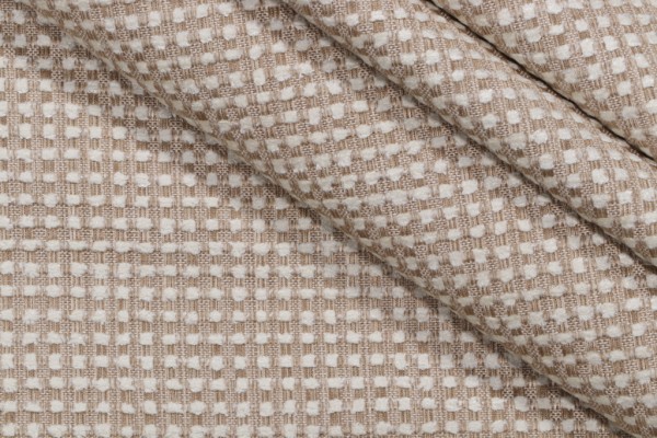 8.5 Yards Tallulah Woven Chenille Upholstery Fabric in Sand