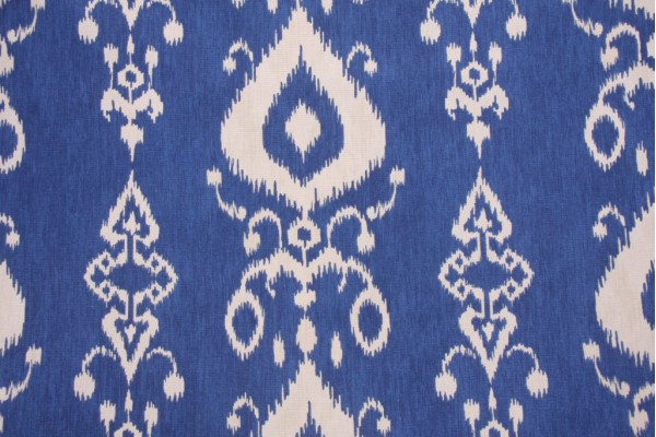 1.75 Yards Mill Creek Tullahoma - Paramount Ikat Printed Cotton Drapery ...