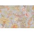 PK Lifestyles Imogene Printed Cotton Blend Drapery Fabric in Gold Dust 
