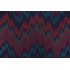 Scalamandre Flamestitch Tapestry Upholstery Fabric in Berry/Multi